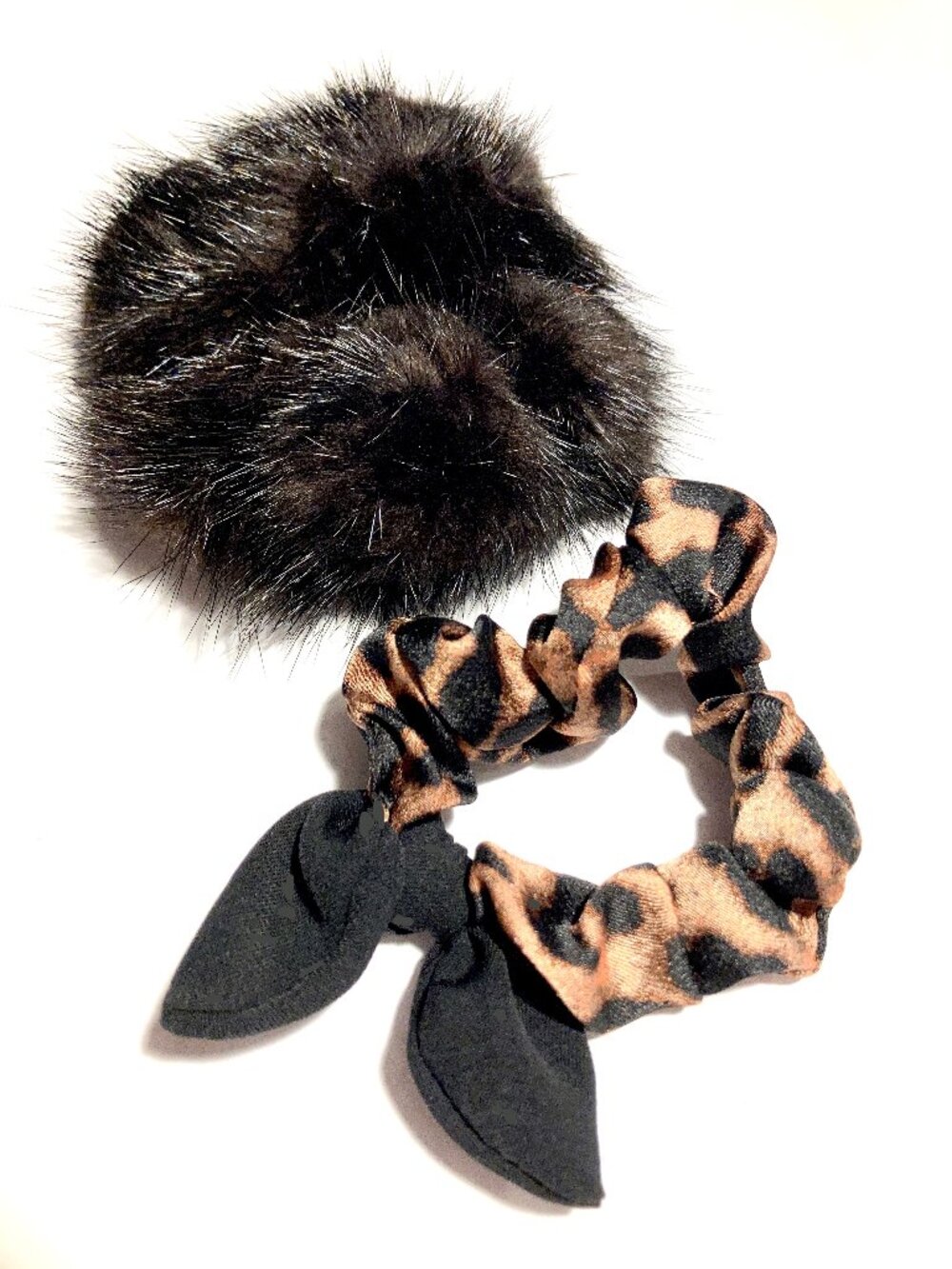 2 Animal Ponytail Holders, NEW